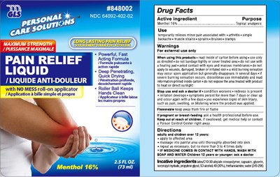 848002 Sticker Pain relief Liquid.jpg Liquid Roll on pain relief - 848002 Sticker Pain relief Liquid